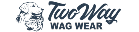 Two Way Wag & Wear logo featuring a playful dog icon with stylish text.